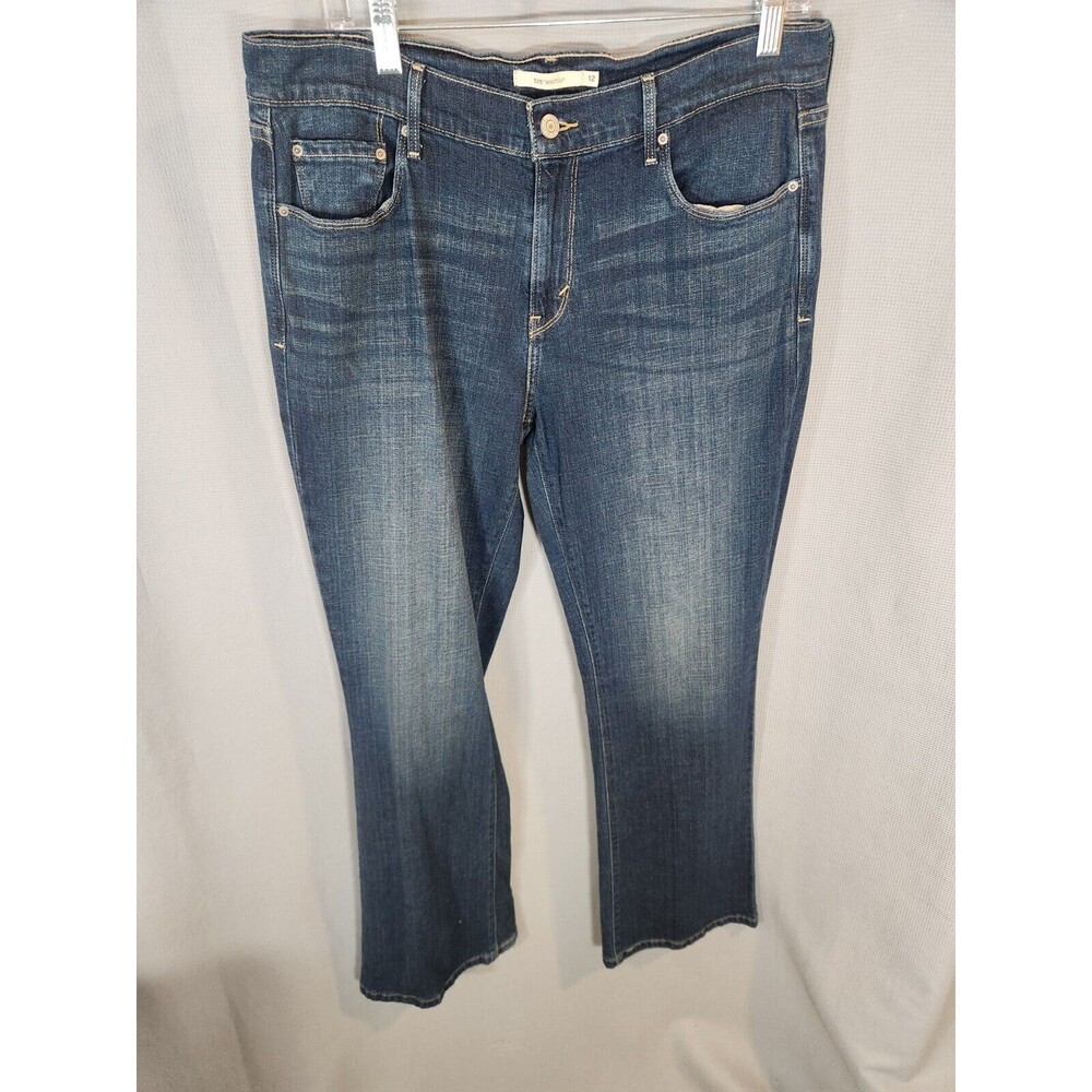 Levi's 515 Boot Cut Dark Wash Denim Jeans Women Size 12